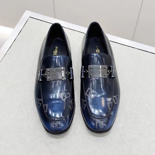 Dolce & Gabbana DG Casual Leather Shoes With Imported Outsoles