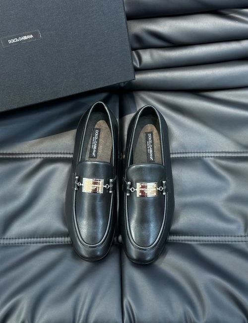 Dolce & Gabbana DG Factory Price Leather Dress Shoes, Fine Workmanship