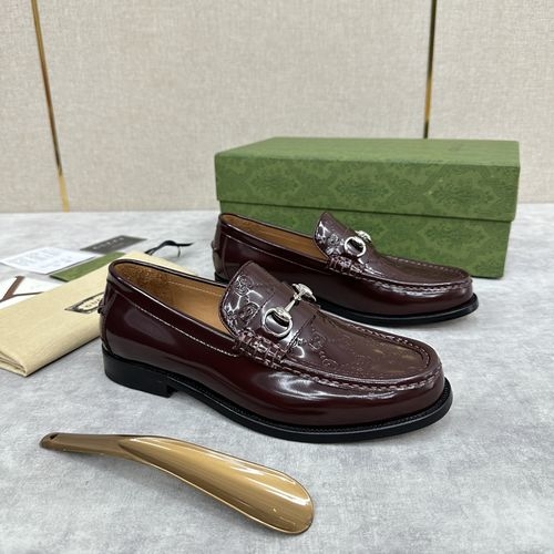 Gucci G Buckle Loafer Premium Leather Sole