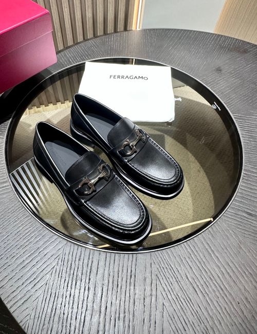 Ferragamo Moccasins With Gancio Buckle And Soft Sole