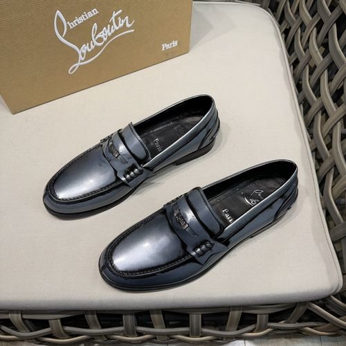 Christian Louboutin Rivet Decor Formal Leather Shoes