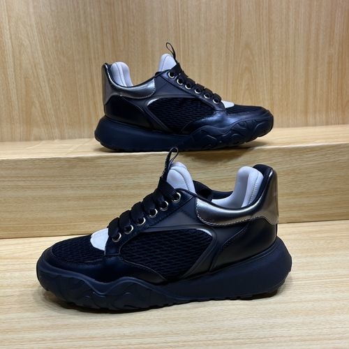 McQueen Curved Sole Casual Comfort Sneakers