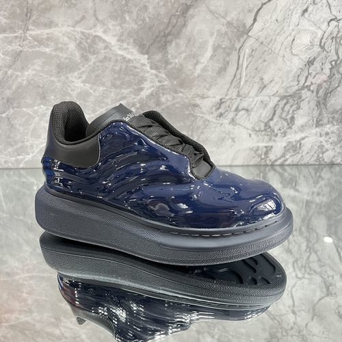 McQueen Printed Silk Lined Casual Shoes
