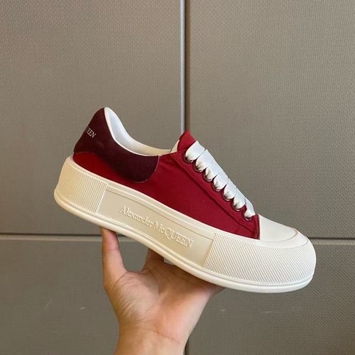 McQueen Premium Silk Flat Sole Shoes