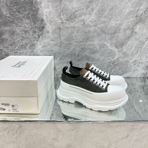 McQueen Silk Flat Shoes