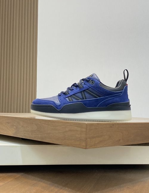 Moncler Perforated Calfskin Casual Sneakers