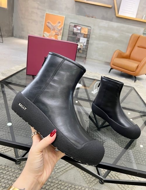 Bally Wool Lined High-top Sneaker Boots