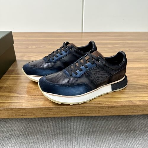 Berluti Hand-colored Leather Oxford Dress Shoes
