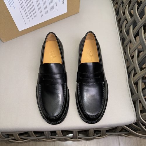 J.M.Weston Derby Leather Shoes With Soft Lining