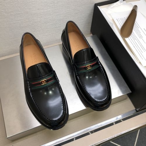 Gucci Goodyear Welt Business Leather Loafers