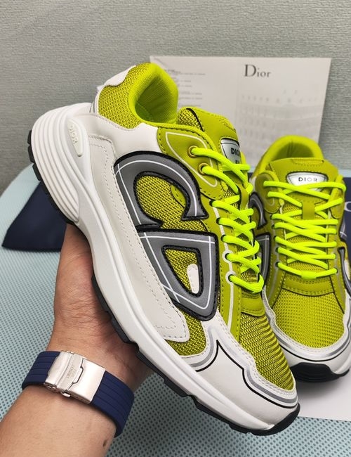 Christian Dior CD B30 Sneakers Mesh Fabric Rubber Sole
