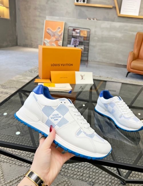 Louis Vuitton LV Premium Leather Casual Sneakers With TPU Sole