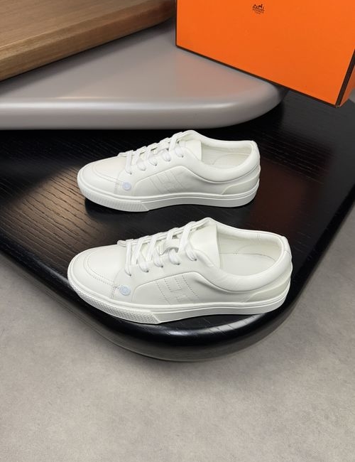 Hermes Premium Casual Leather Sneakers