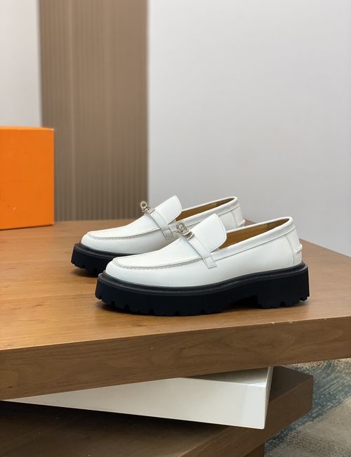 Hermes Soft Calfskin Business Casual Shoes