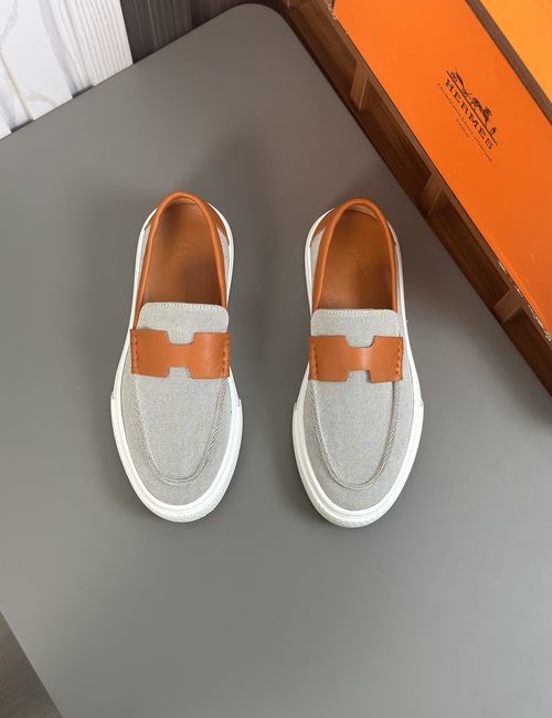 Hermes Slip-On Casual Shoes With TPU Sole