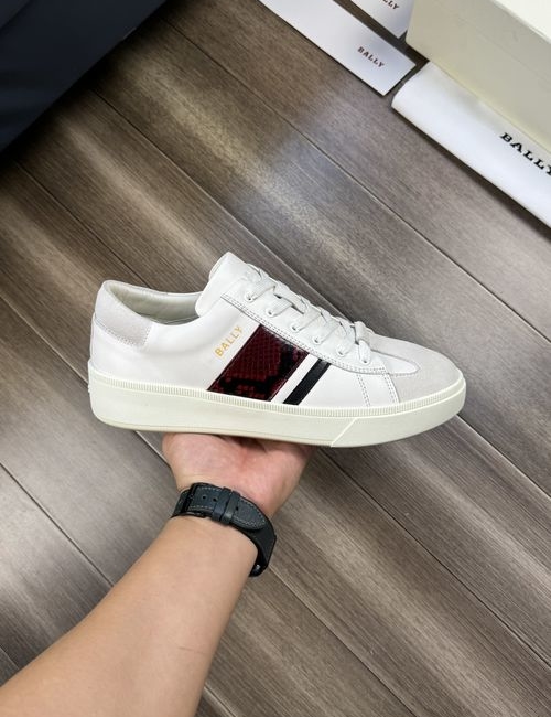 Bally Napa Leather Logo Casual Shoes