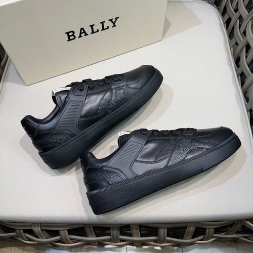 Bally Nappa Leather Sneakers Rubber Sole Anti-slip Comfortable