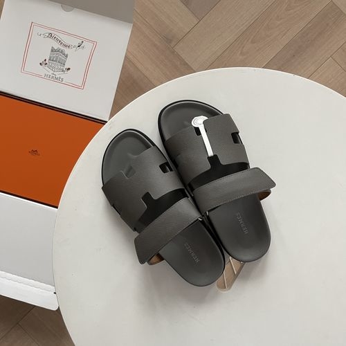 Hermes Epsom Calfskin Ergonomic Sole Sandals