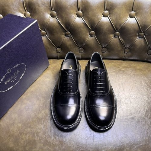 Prada Genuine Leather Sole Dress Shoes