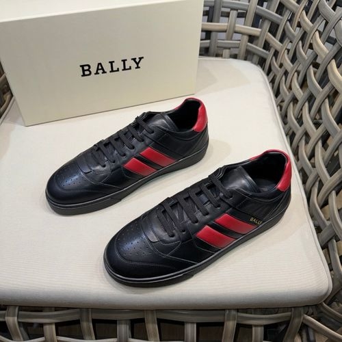 Bally Nappa Leather Casual Sneakers Non-slip Sole