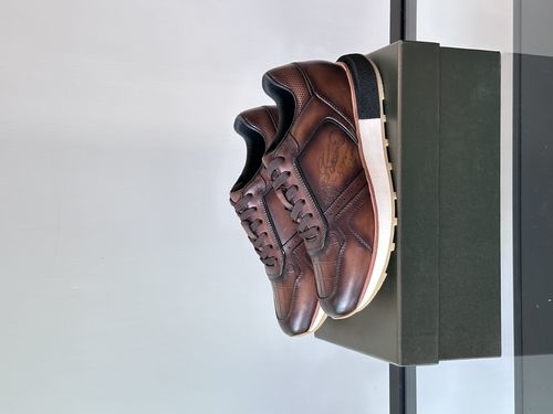 Berluti Hand-colored Low-top Casual Sneakers