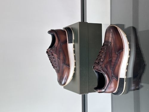 Berluti Hand-colored Low-top Casual Sneakers