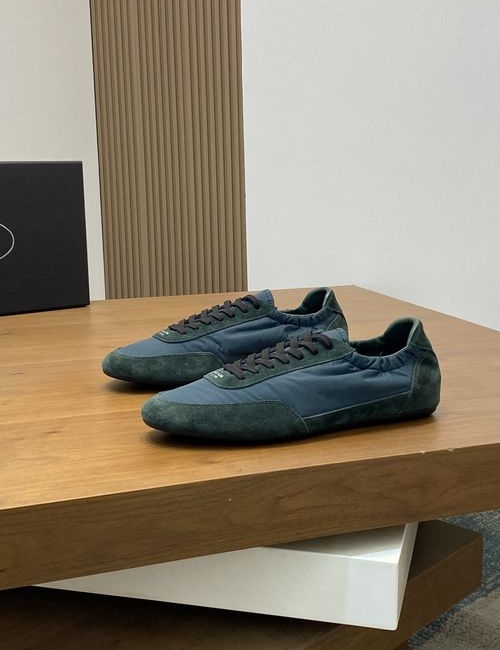 Prada Premium Suede Leather Casual Shoes