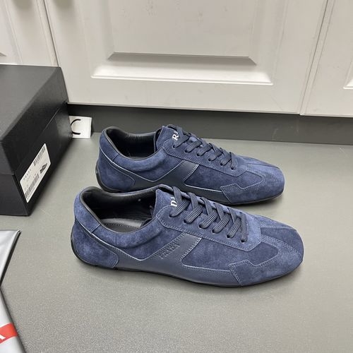 Prada Wind Series Suede Leather Sneakers