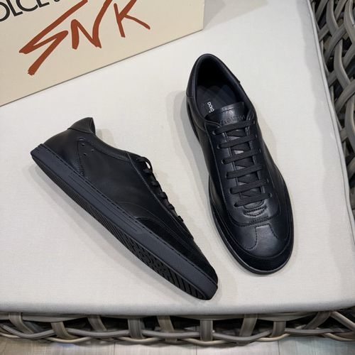 Dolce & Gabbana DG Saint Tropez Lightweight Leather Sneakers
