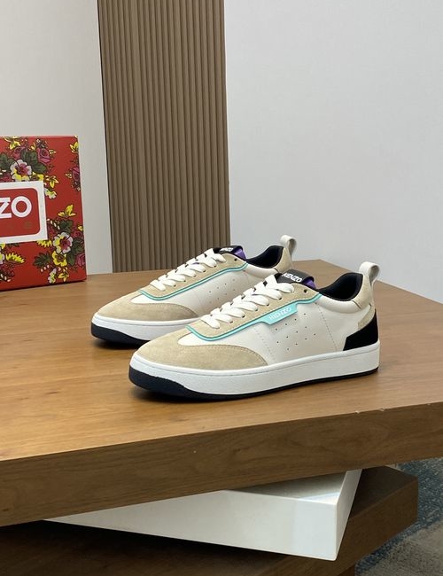 Kenzo Classic Casual Sports Shoes With Soft Leather And Light Sole