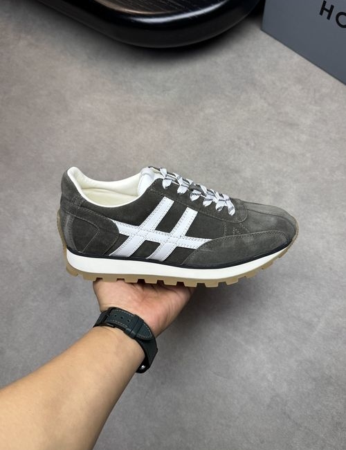 Hogan Premium Casual Sneakers With Leather Upper