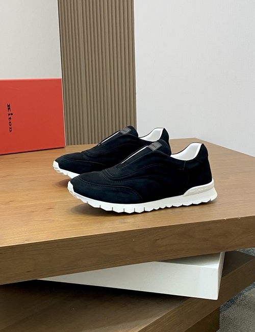 Kiton High-End Casual Sports Shoes, Suede Leather