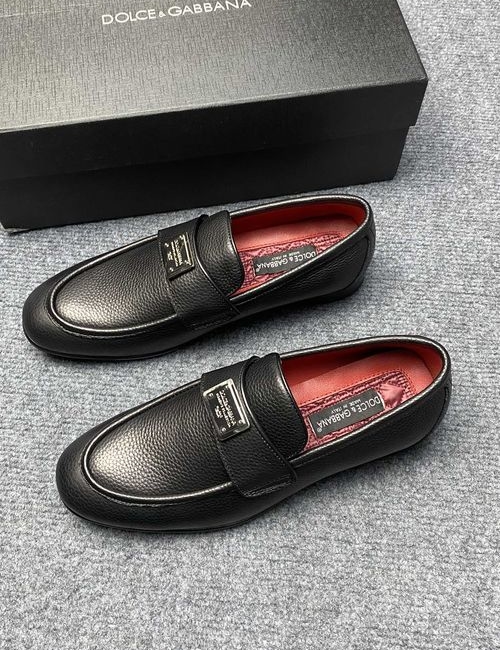 Dolce & Gabbana DG Leather Shoes Genuine Leather Upper Leather Lining Leather Sole