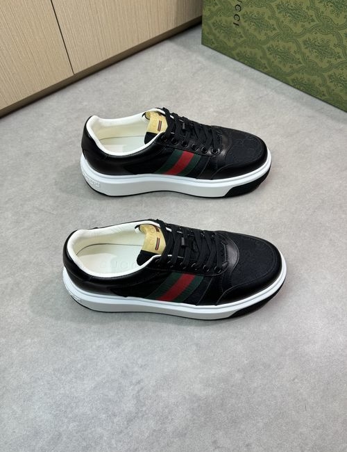 Gucci Casual Sneakers Nappa Leather Upper Cowhide Lining TPU Rubber Sole
