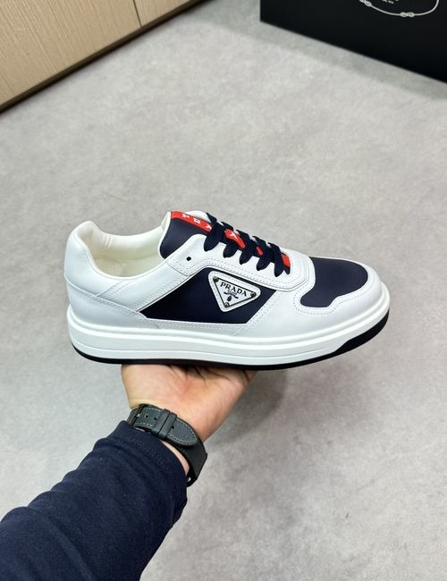 Prada Premium Casual Leather Sneakers
