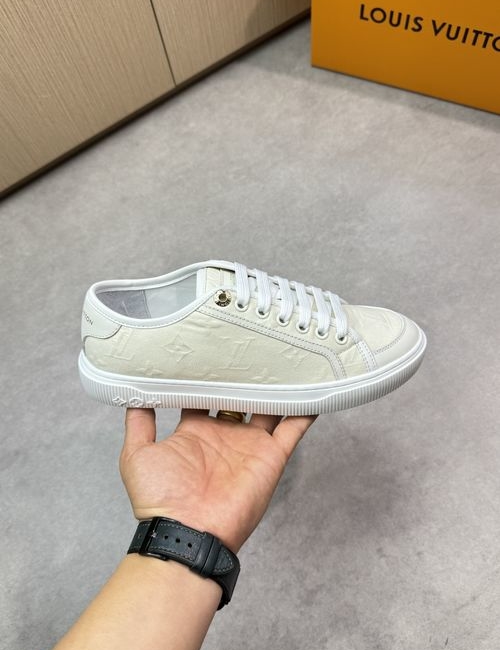 Louis Vuitton LV Napa Leather Fabric Casual Sneakers