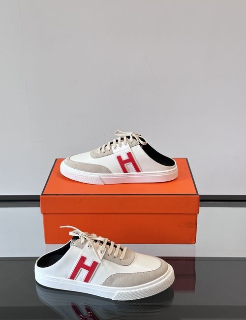 Hermes Thick Sole Casual Mules In Cowhide