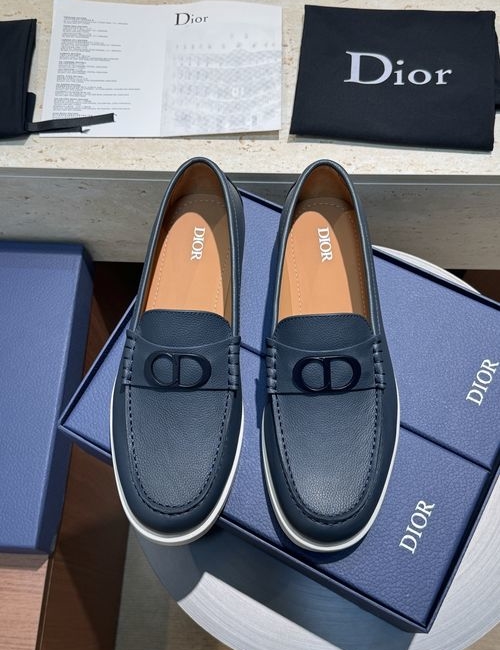 Christian Dior CD Granville Suede Loafer Shoes