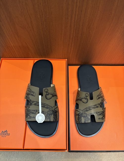 Hermes Classic Leather Slides