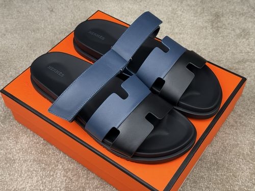 Hermes Electric Contrast Sole Sandals