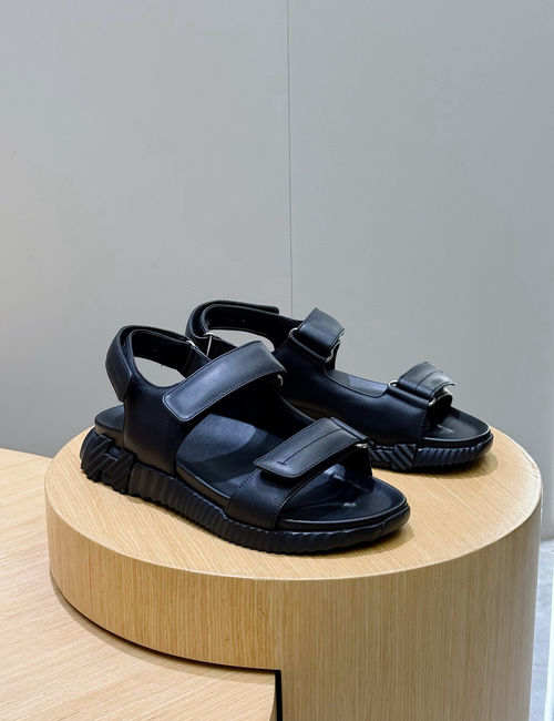 Hermes Electric Sandals Calfskin Suede Upper Light Outsole