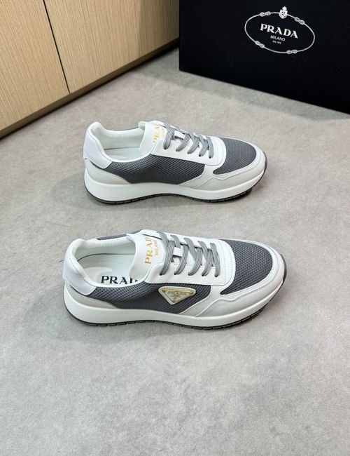 Prada Premium Casual Leather Sneakers