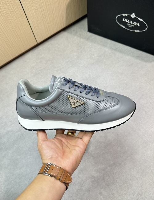 Prada Premium Nappa Leather Casual Sneakers