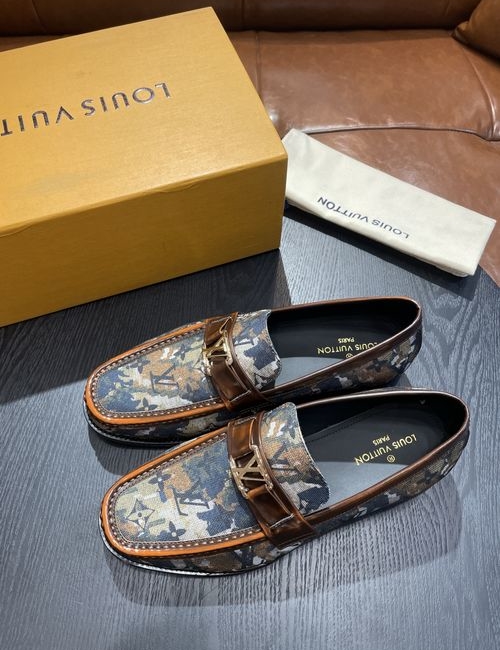 Louis Vuitton LV Cowhide Leather Shoes With Rubber Outsole