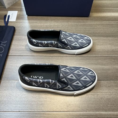 Christian Dior CD Napa Leather Logo Casual Shoes