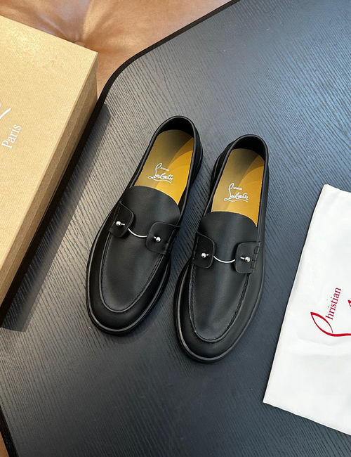 Christian Louboutin Leather Sole Casual Sneakers