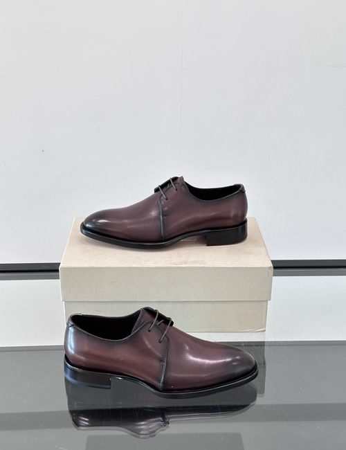 Santoni Cowhide Leather Sole Dress Shoes