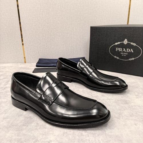 Prada Saffiano Leather Loafers Premium Quality