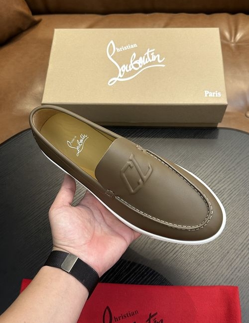 Christian Louboutin Leather Sole Casual Sneakers