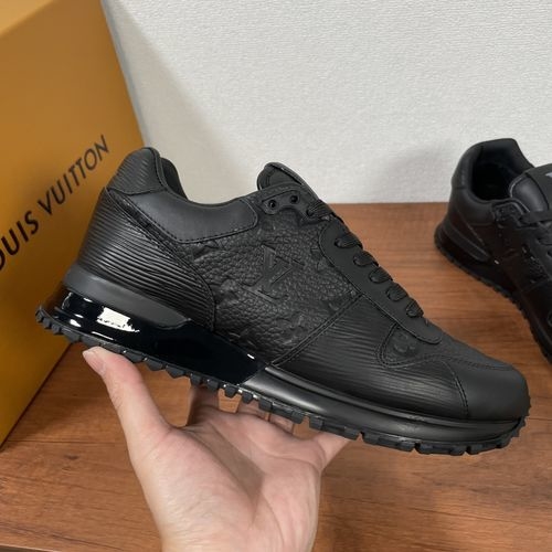 Louis Vuitton LV Run Away Sneakers With LV Metal Nameplate